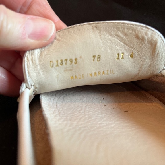 Cole Haan vintage white leather slides, 7M - Picture 6 of 8